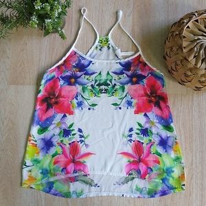 5/$10 Floral Tank Top, S